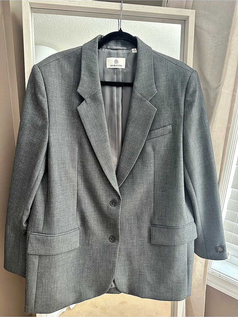 Babaton Gray Blazer *Oversized Fit* Like New